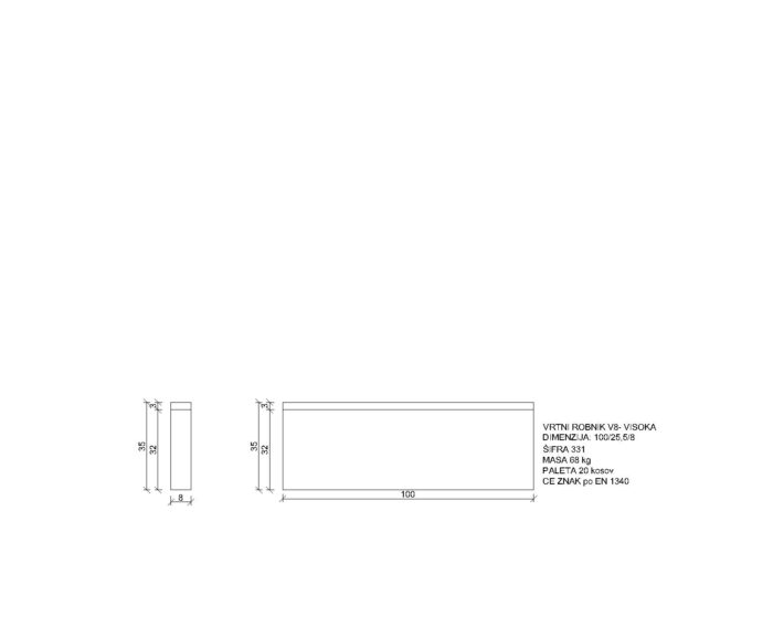 ROBNI V8 VISOKI